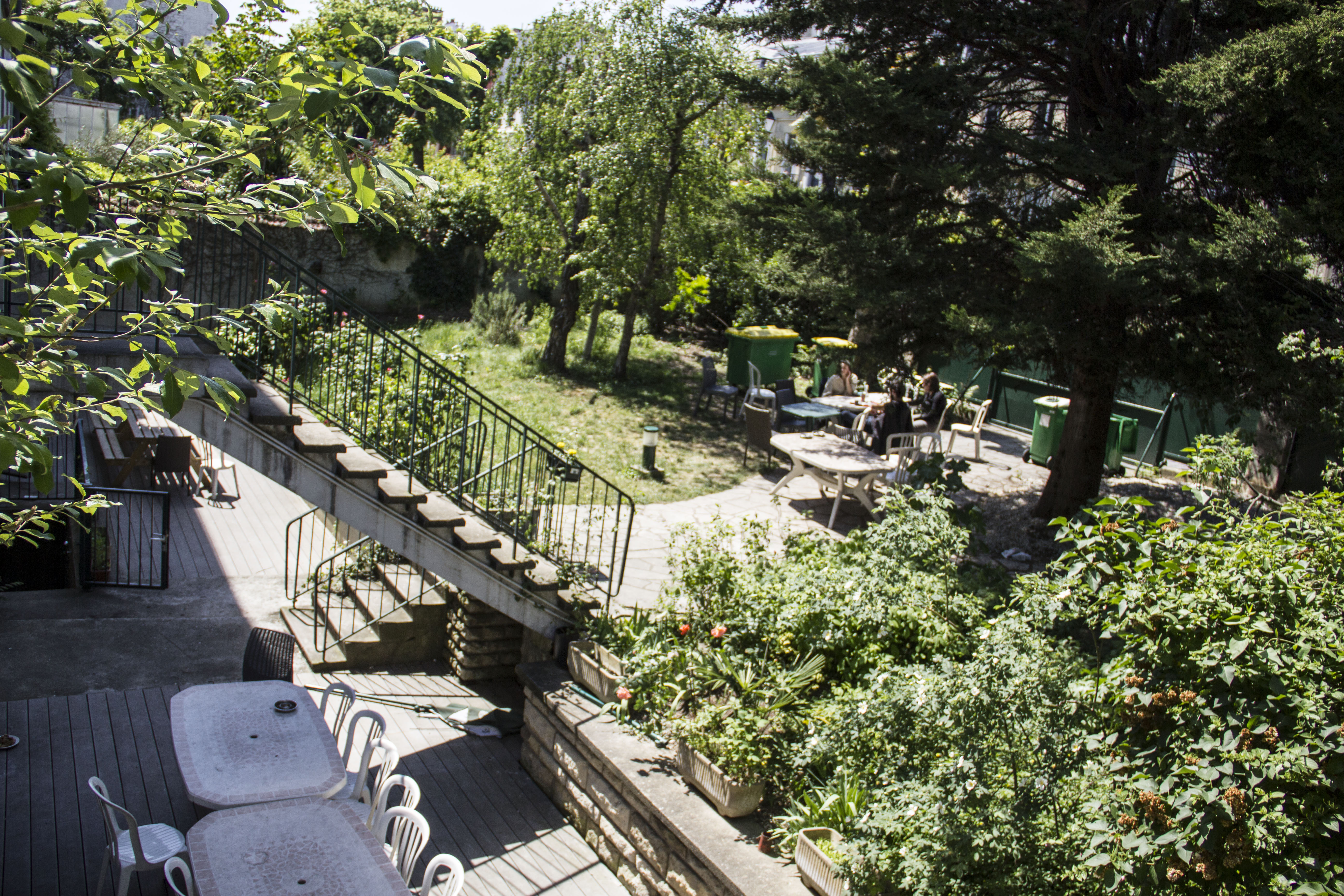 Un espace vert au sein de Paris
